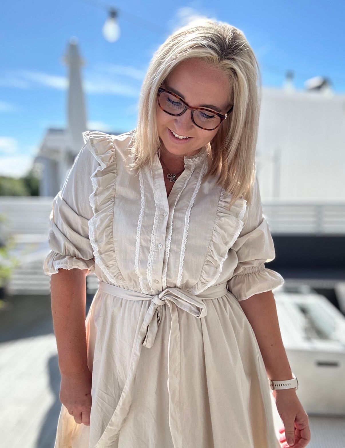 Bilde tatt i forbindelse med affiliate/influencer marketing for en kjent kleskjede